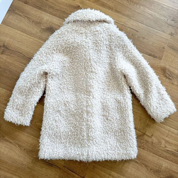 Lost + Wander Sherpa Teddy Coat - Ivory | Size S - Picture 3 of 8